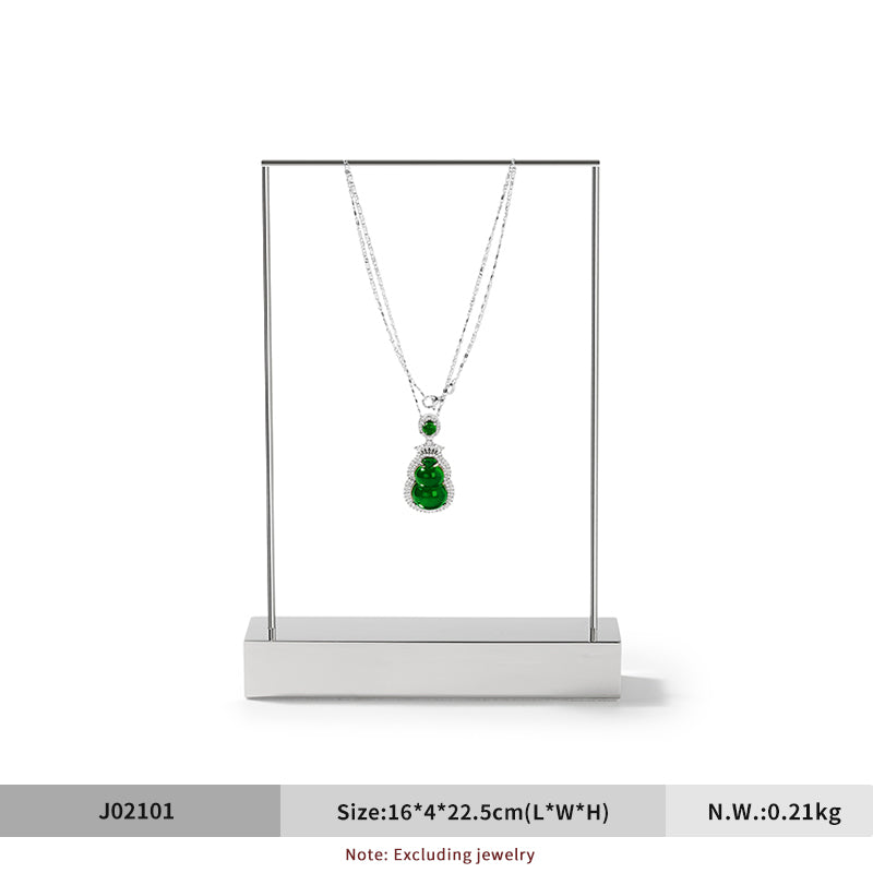 FANXI jewelry display racks for necklaces pendants and mirrored metal earrings J021