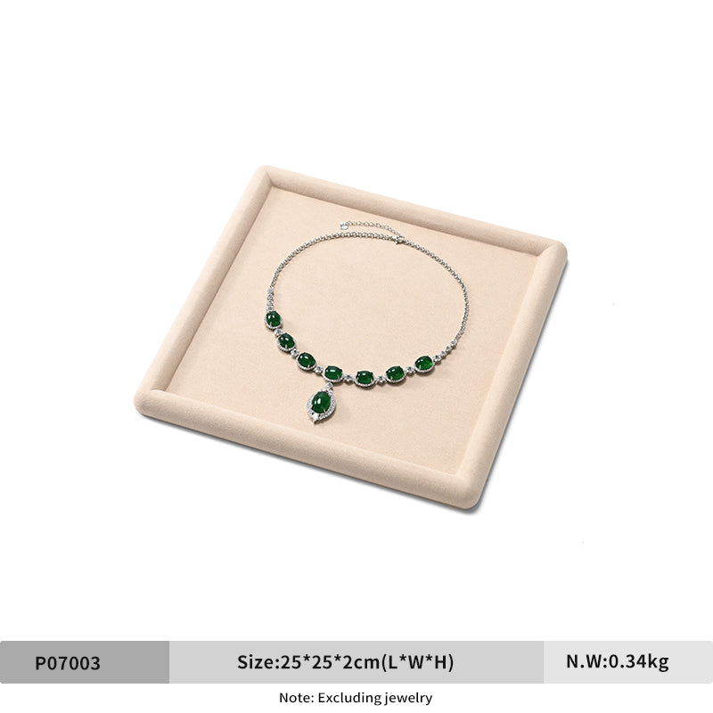 FANXI premium microfiber jewelry display tray P070