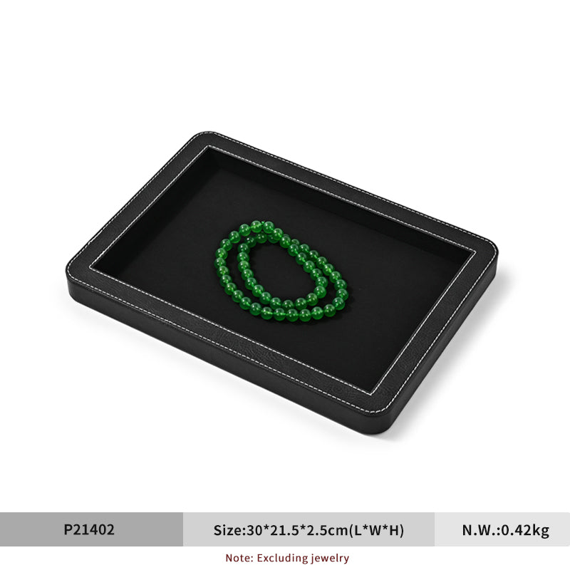 FANXI Rounded Corner Stitching Display Tray - Layer Jewelry Storage Box P214