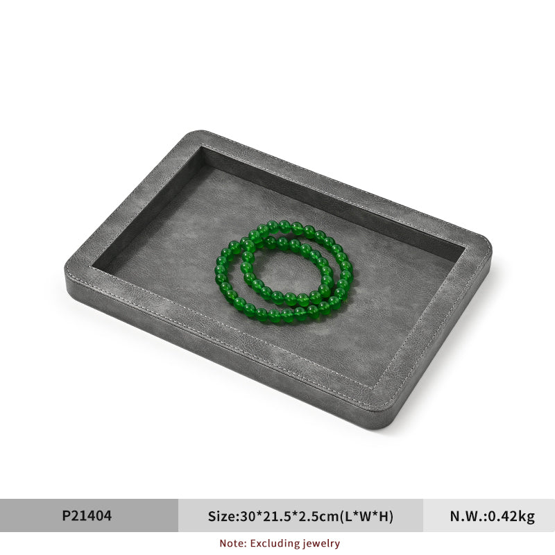 FANXI Rounded Corner Stitching Display Tray - Layer Jewelry Storage Box P214