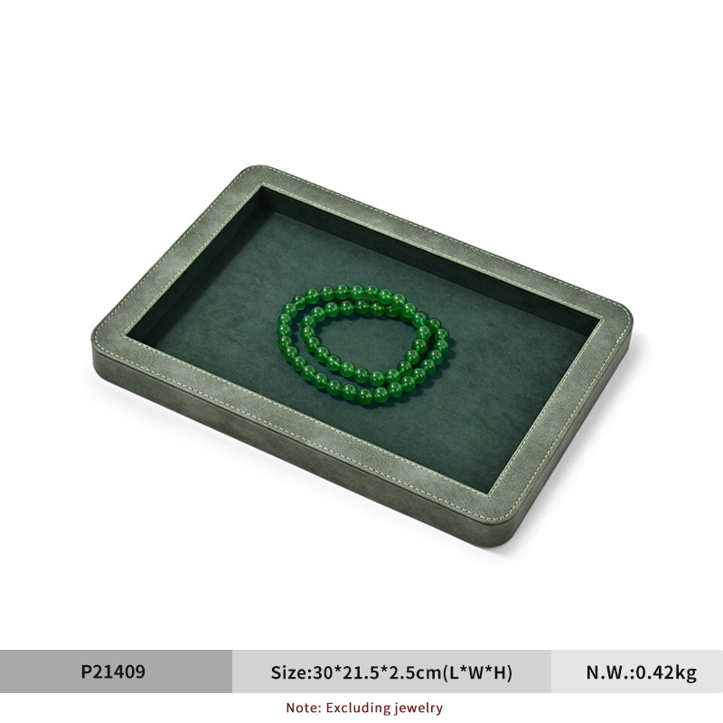 FANXI Rounded Corner Stitching Display Tray - Layer Jewelry Storage Box P214
