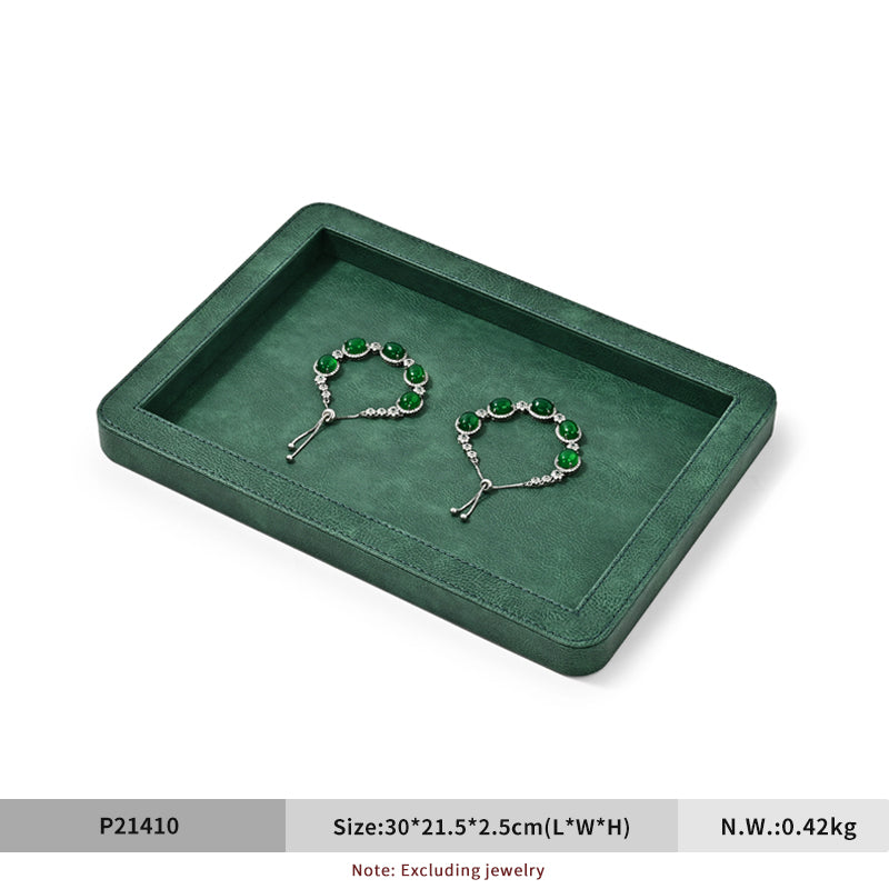 FANXI Rounded Corner Stitching Display Tray - Layer Jewelry Storage Box P214