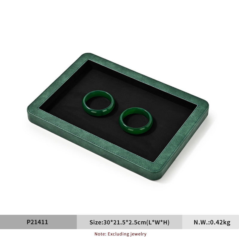 FANXI Rounded Corner Stitching Display Tray - Layer Jewelry Storage Box P214