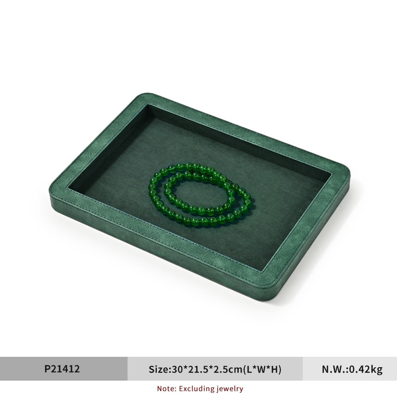 FANXI Rounded Corner Stitching Display Tray - Layer Jewelry Storage Box P214