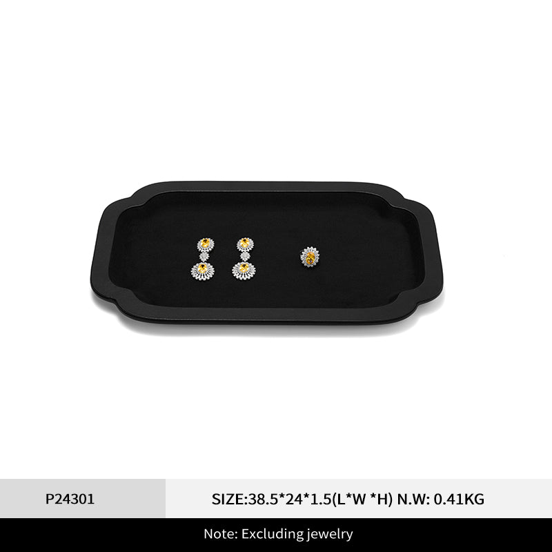 FANXI Traditional Chinese style jadeite and jewelry display props viewing trays and jewelry trays P243