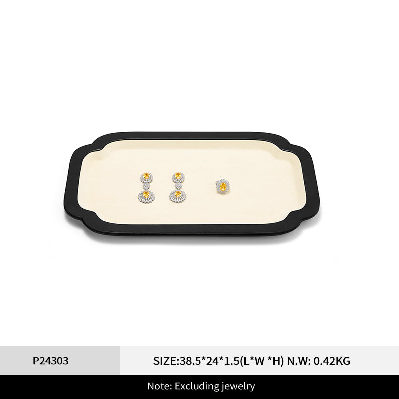 FANXI Traditional Chinese style jadeite and jewelry display props viewing trays and jewelry trays P243