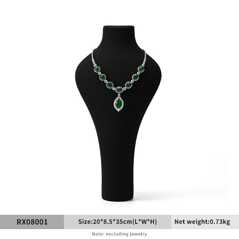 FANXI microfiber necklace ring watch earring display props jewelry display set TT467