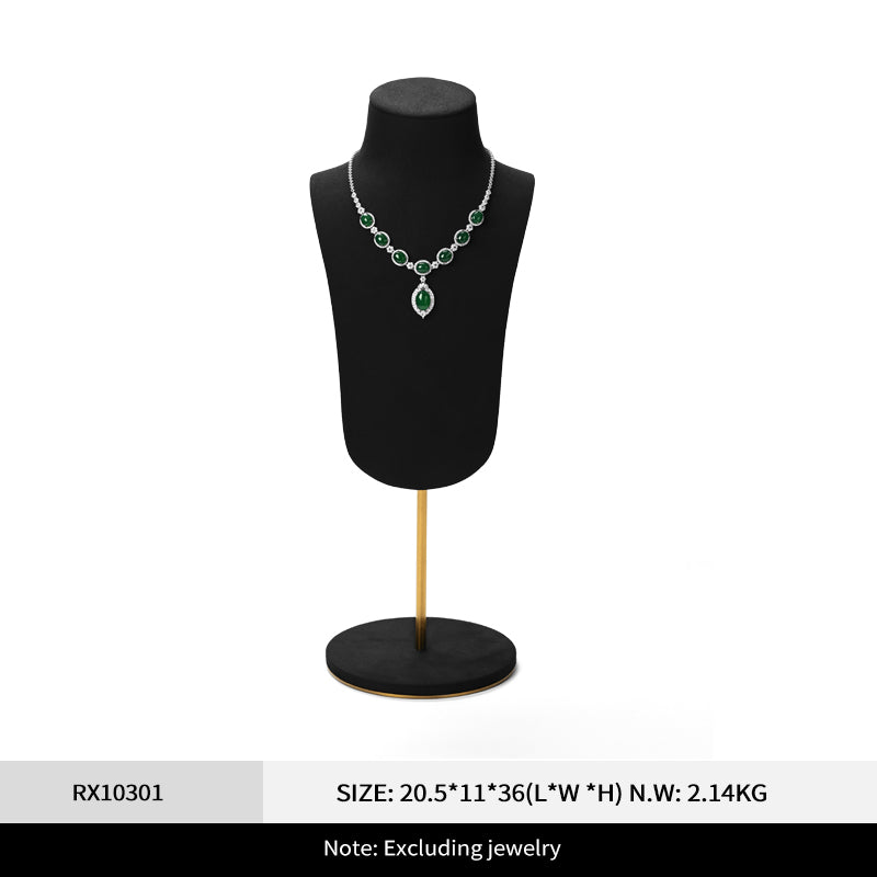 FANXI Neck Neck Metal Jewelry Neck Model Display Props RX103