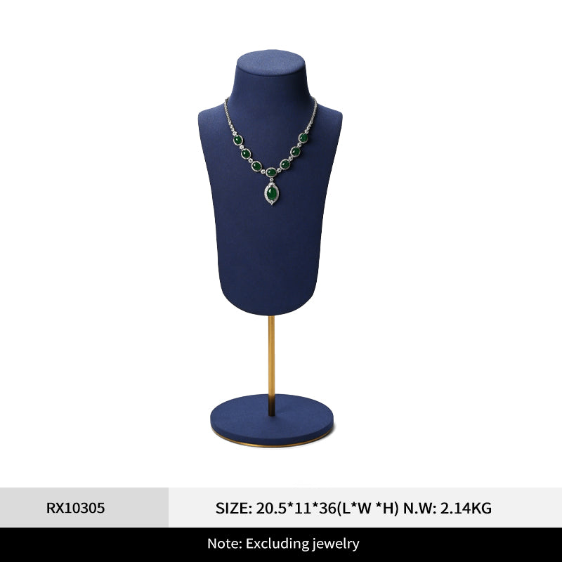 FANXI Neck Neck Metal Jewelry Neck Model Display Props RX103