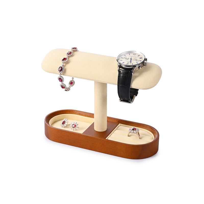 FANXI Ash Wood Ring Watch Display Stand SM212