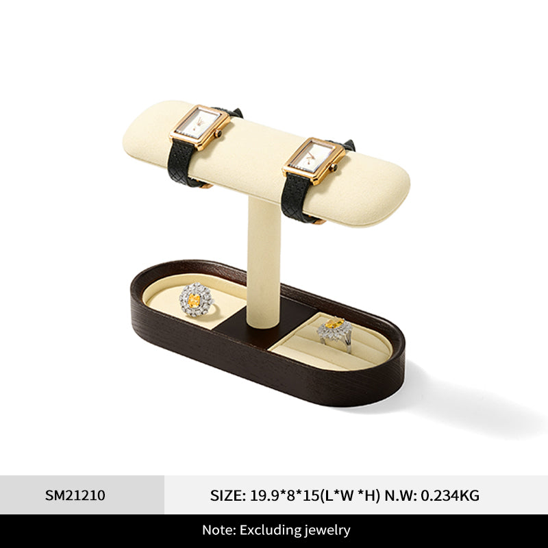 FANXI Ash Wood Ring Watch Display Stand SM212