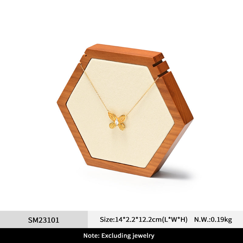 FANXI Premium Solid Wood Necklace Display Stand SM231