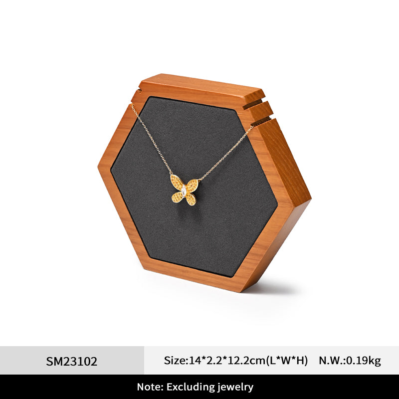 FANXI Premium Solid Wood Necklace Display Stand SM231