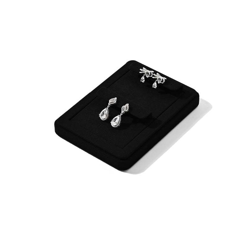 FANXI Black Ring Pendant Earrings Jewelry Display Set TT403