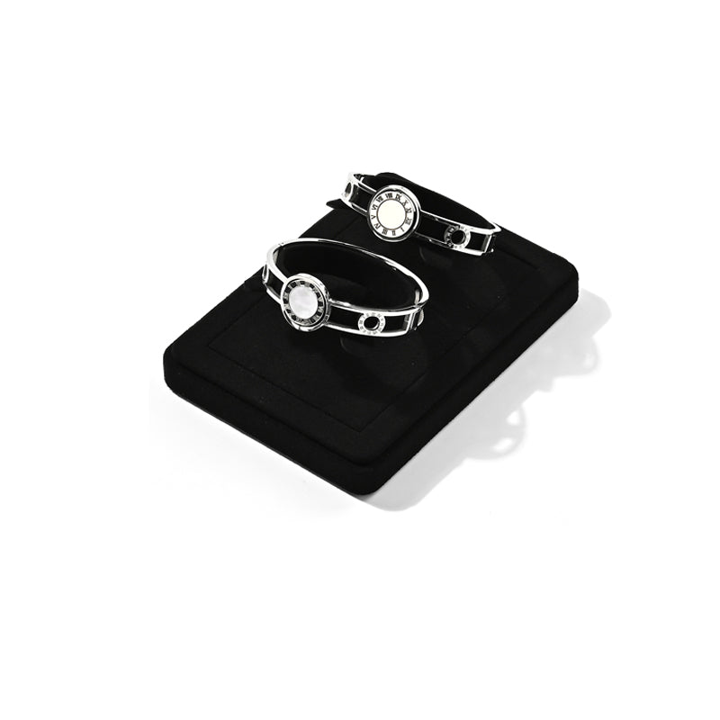 FANXI Black Ring Pendant Earrings Jewelry Display Set TT403