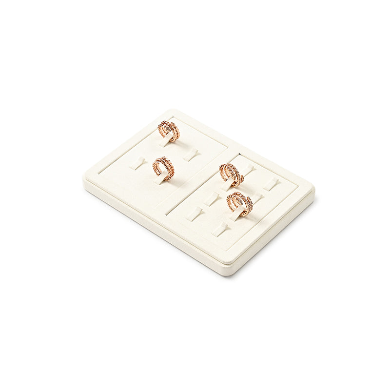 FANXI Beige Ring Pendant Earrings Jewelry Display Set TT405