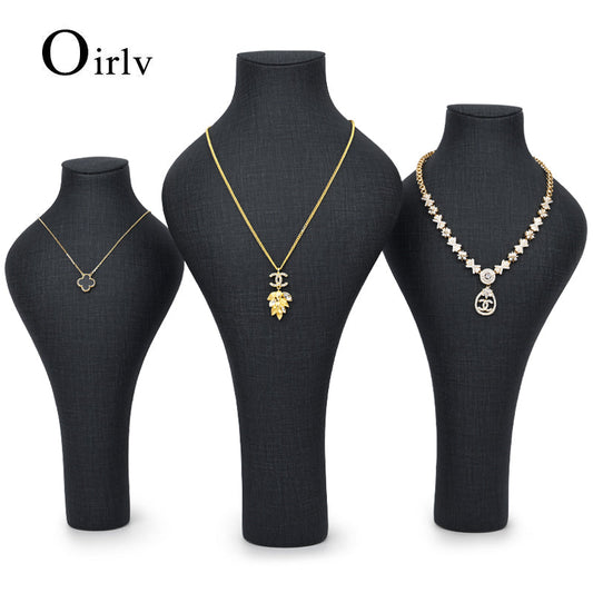 Portrait Neck Film Neck Jewelry Display Props RX061
