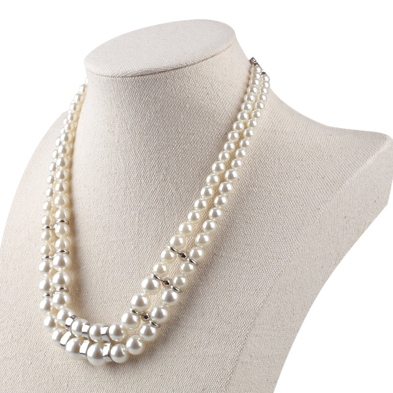 FANXI Linen Necklace Jewelry Display Bust RX00101