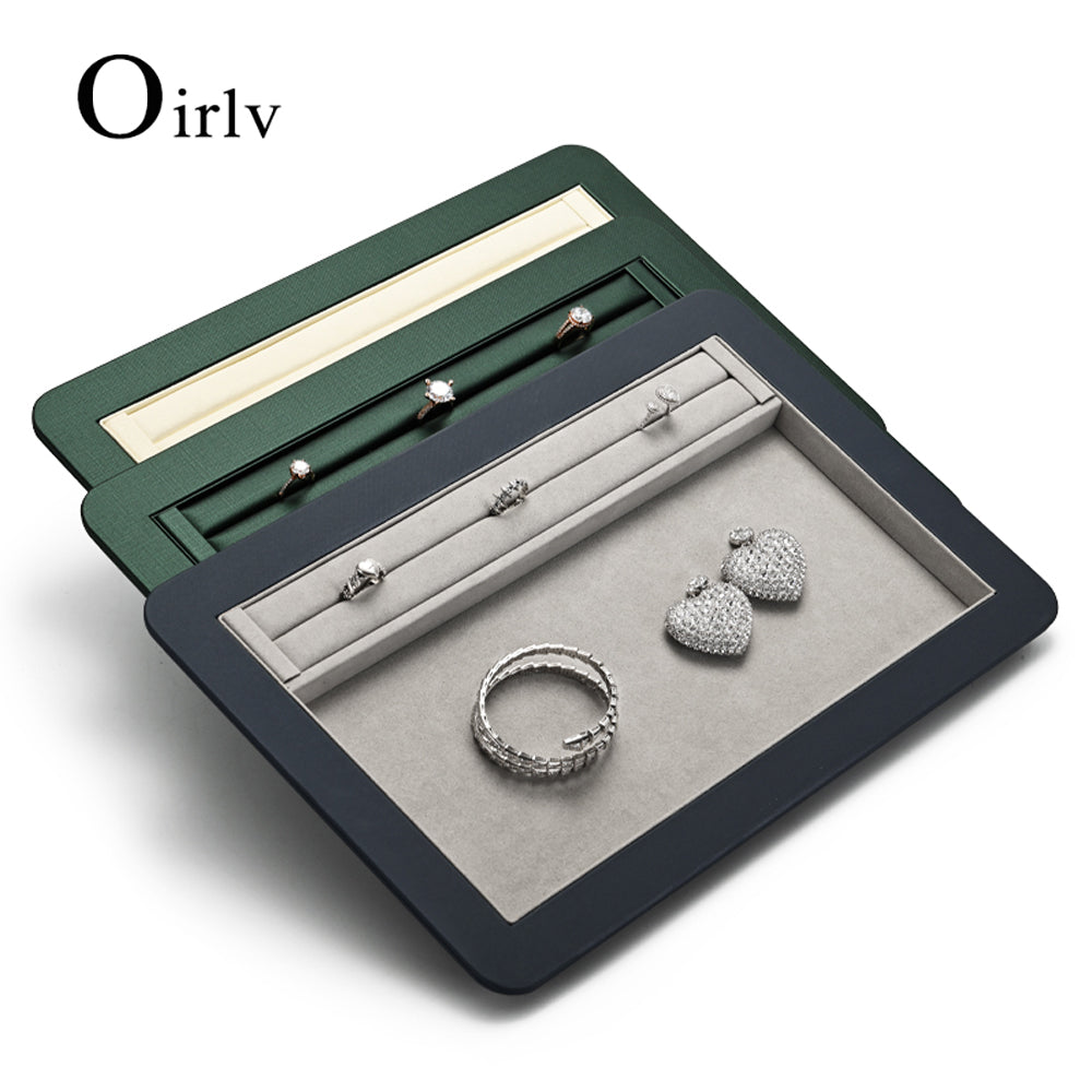 Jewelry Storage Display Tray Green P089