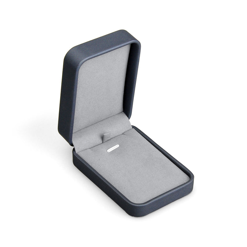 Dark Blue PU Leather Earring Gift Box H089