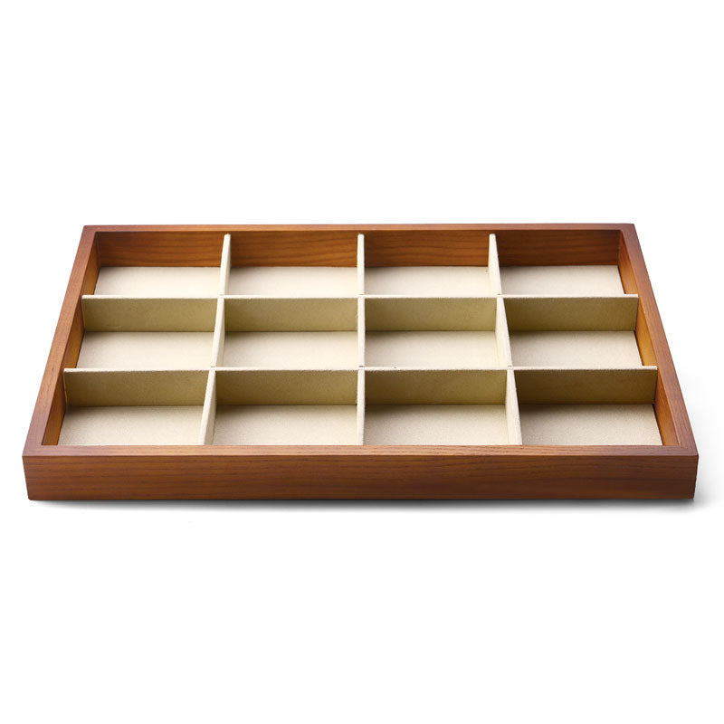 Stackable Solid Wood Jewelry Storage Display Tray P049