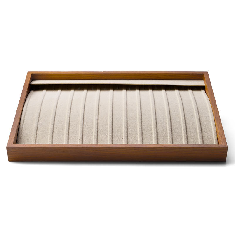 Stackable Solid Wood Jewelry Storage Display Tray P049