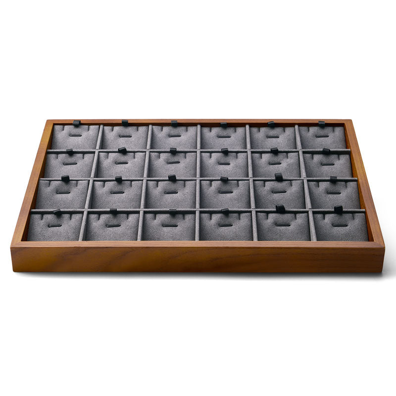 Stackable Solid Wood Jewelry Storage Display Tray P049