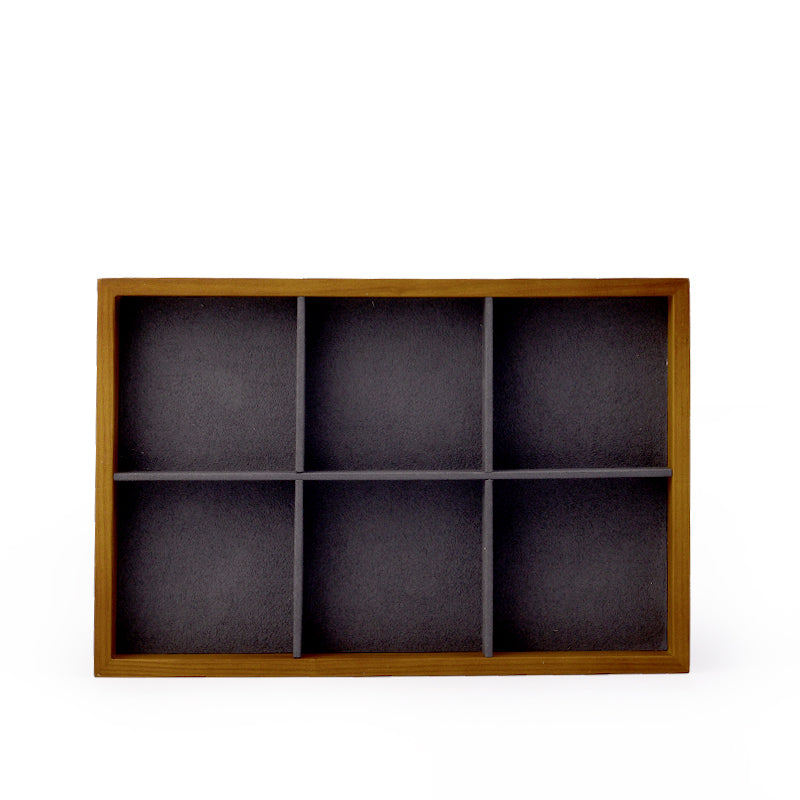 Wood Jewelry Display Showcase Tray P056