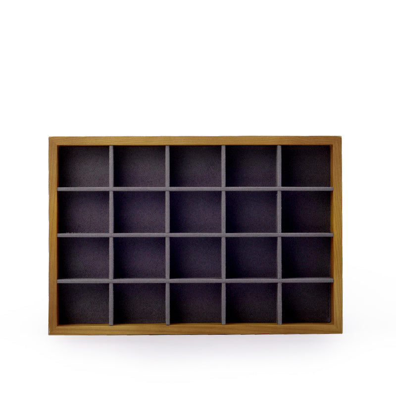 Wood Jewelry Display Showcase Tray P056