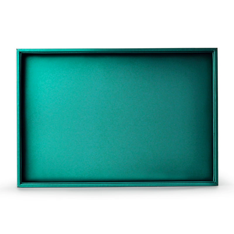 Luxury Green Leather Jewelry Display Tray P063