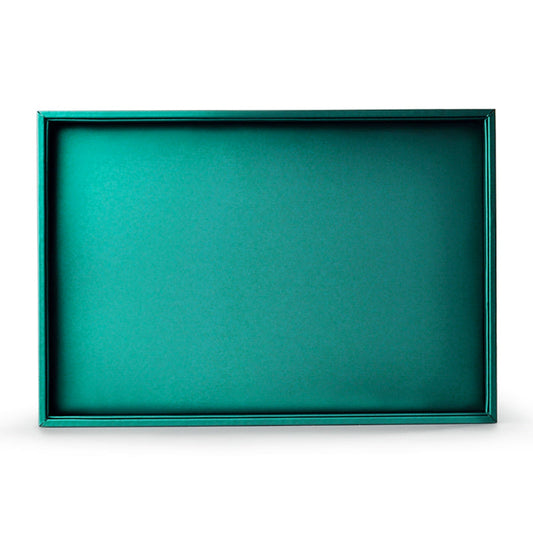 Luxury Green Leather Jewelry Display Tray P063