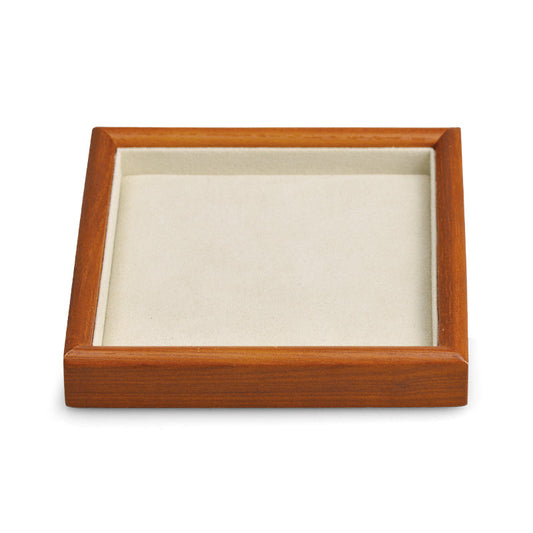 Square Wood Jewelry Storage Display Tray P068