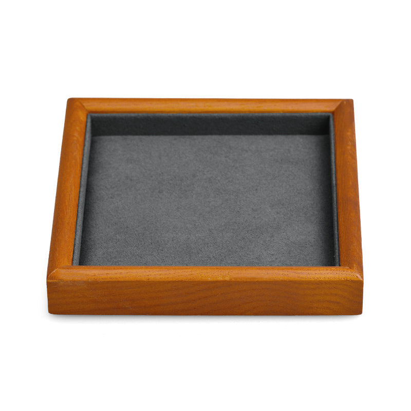 Square Wood Jewelry Storage Display Tray P068