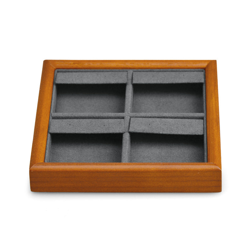 Square Wood Jewelry Storage Display Tray P068