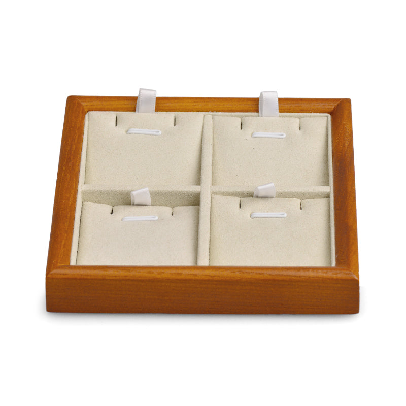 Square Wood Jewelry Storage Display Tray P068