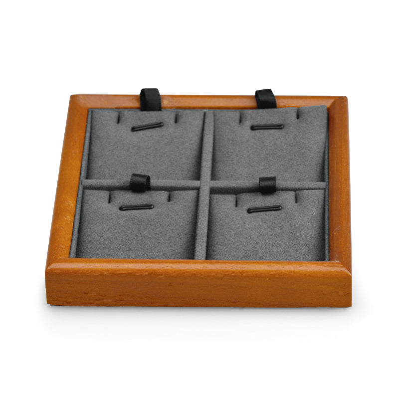 Square Wood Jewelry Storage Display Tray P068