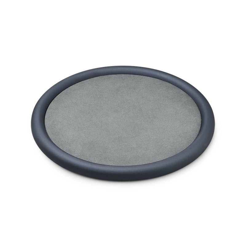 Round PU Leather Jewelry Display Tray P085