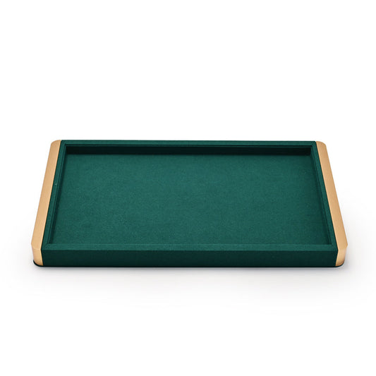 Green Metal Jewelry Display Tray P103