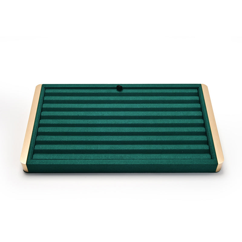 Green Metal Jewelry Display Tray P103