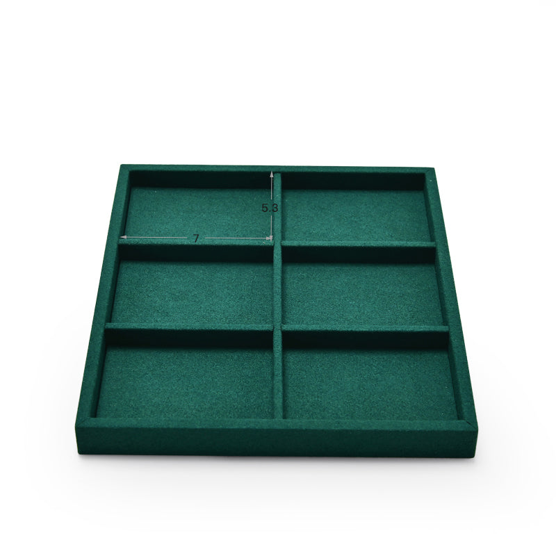 Green Metal Jewelry Display Tray P103