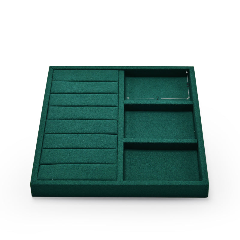 Green Metal Jewelry Display Tray P103