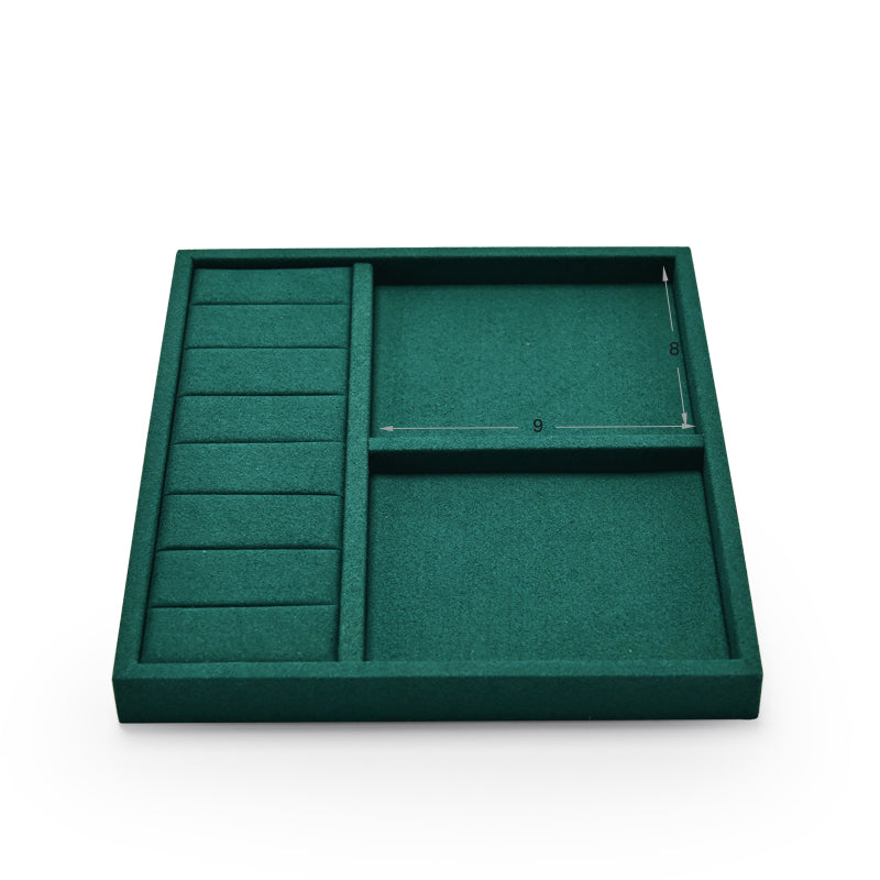 Green Metal Jewelry Display Tray P103