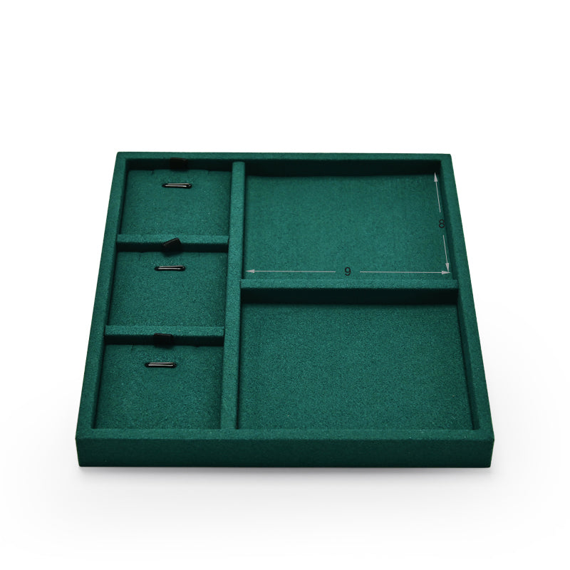 Green Metal Jewelry Display Tray P103