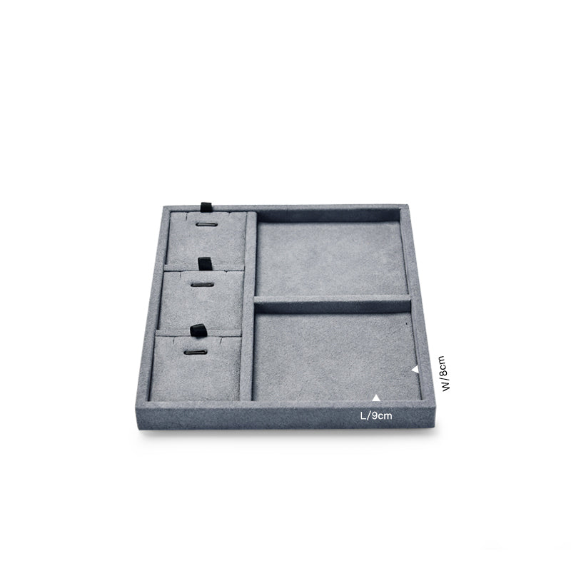 Gray Metal Jewelry Display Tray P104