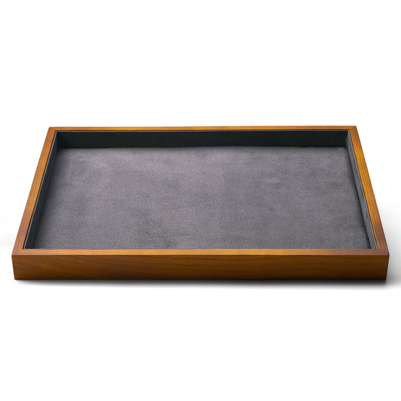 Stackable Solid Wood Jewelry Storage Display Tray P049