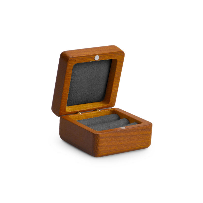 Exquisite Wood Ring Jewelry Gift Box SM128