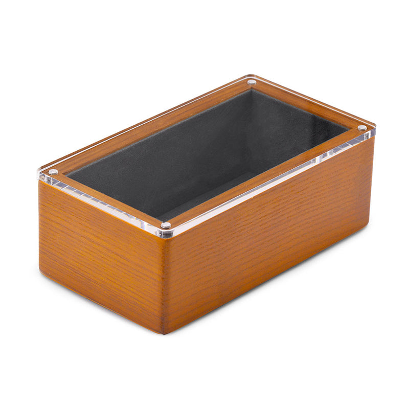 FANXI Wood Jewelry Storage Box With Transparent Magnetic Cover SM135