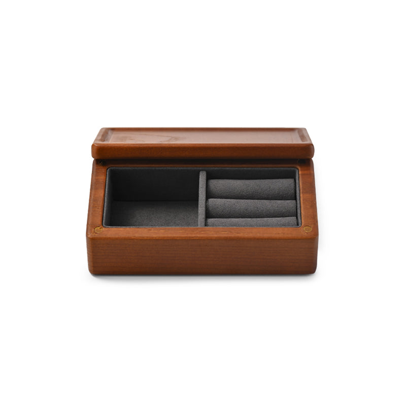 Solid Wood Jewelry Storage Box With Magnetic Cover SM163