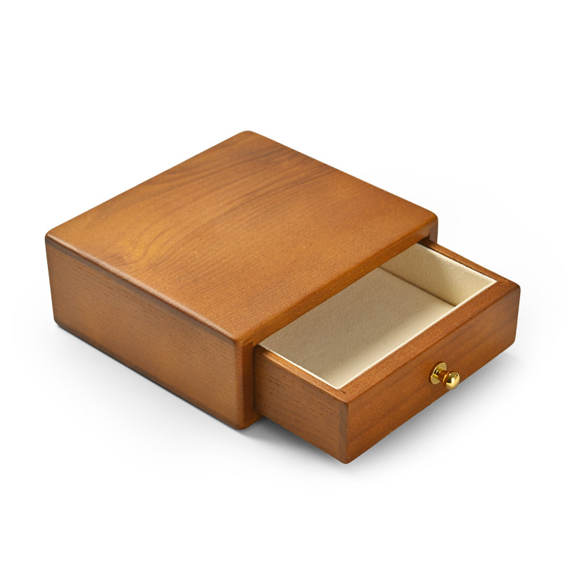 Exquisite Wood Jewelry Storage Box With Drawer SM194