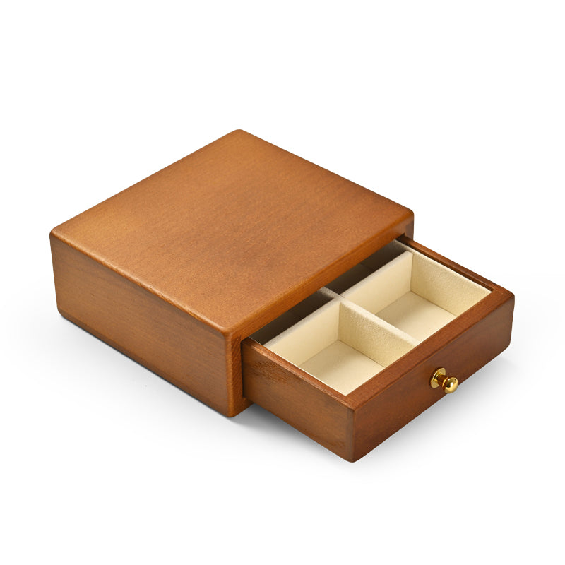 Exquisite Wood Jewelry Storage Box With Drawer SM194